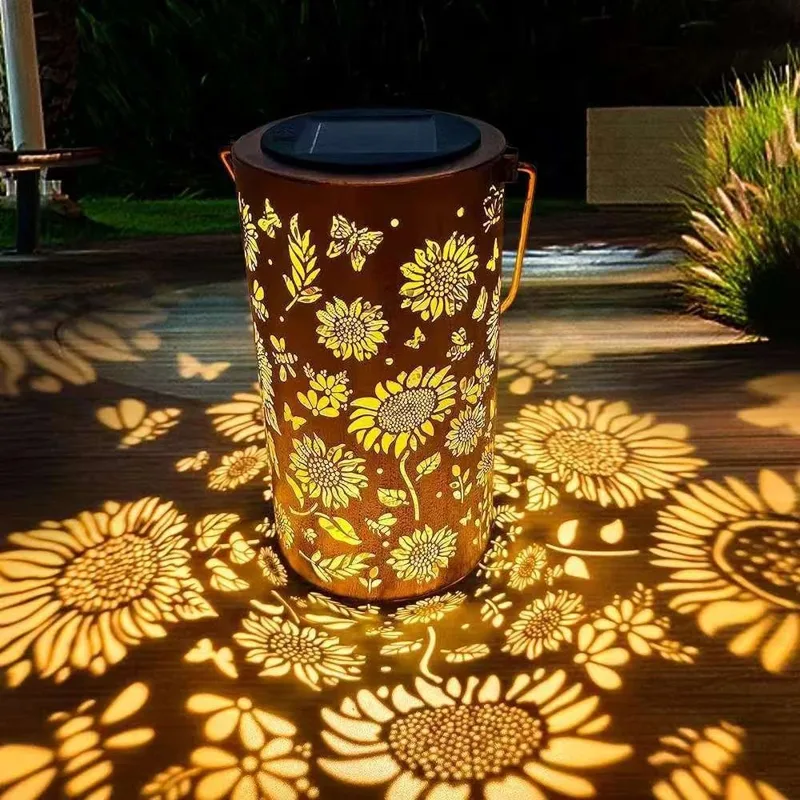 Outdoor Lighting For Garden - Sunflower Light and Shadow Light Waterproof