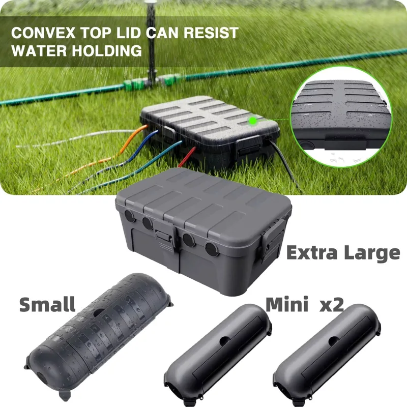 Outdoor Lighting Strip - Large Weatherproof Outdoor Electrical Box Cable