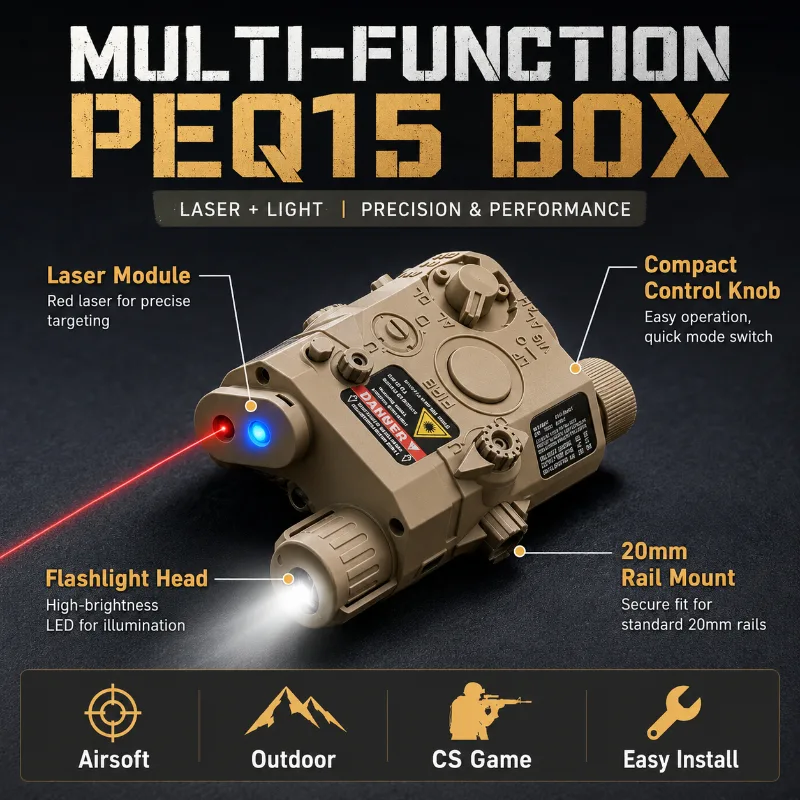 Outdoor Lighting Collections - Dual Color PEQ15 Adjustable Beam Light