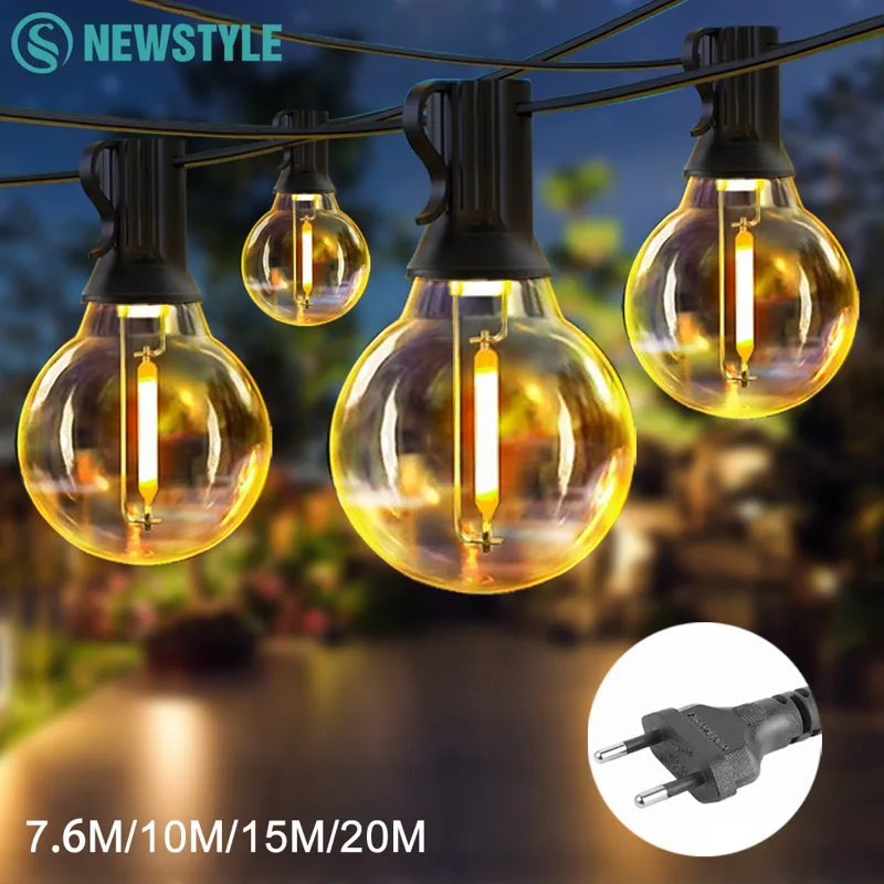 Outdoor Lighting Strip - G40 LED Outdoor String Ball Lights