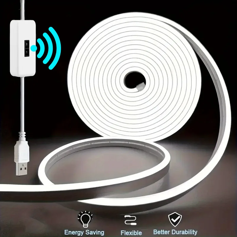 Outdoor Lighting Strip - Motion Sensor Neon LED Light Strip