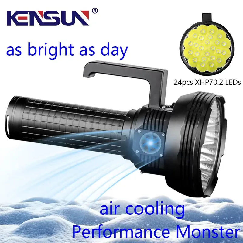 Outdoor Lighting Collections - High Power LED Flashlight 150000 Lumen