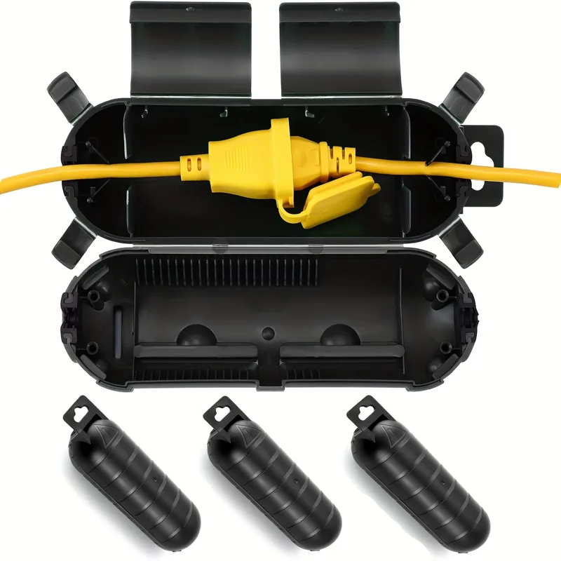 Outdoor Lighting Extension Cable - Extension Cord Plug Connection Protective Safety