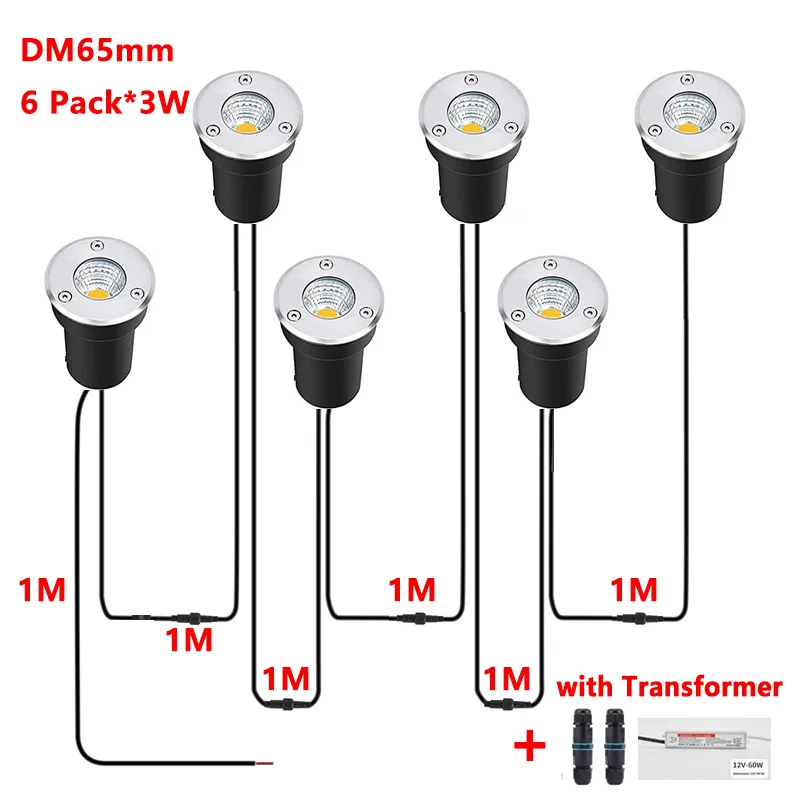 Outdoor Lighting Voltage - IP67 Waterproof LED Buried Light DC12V