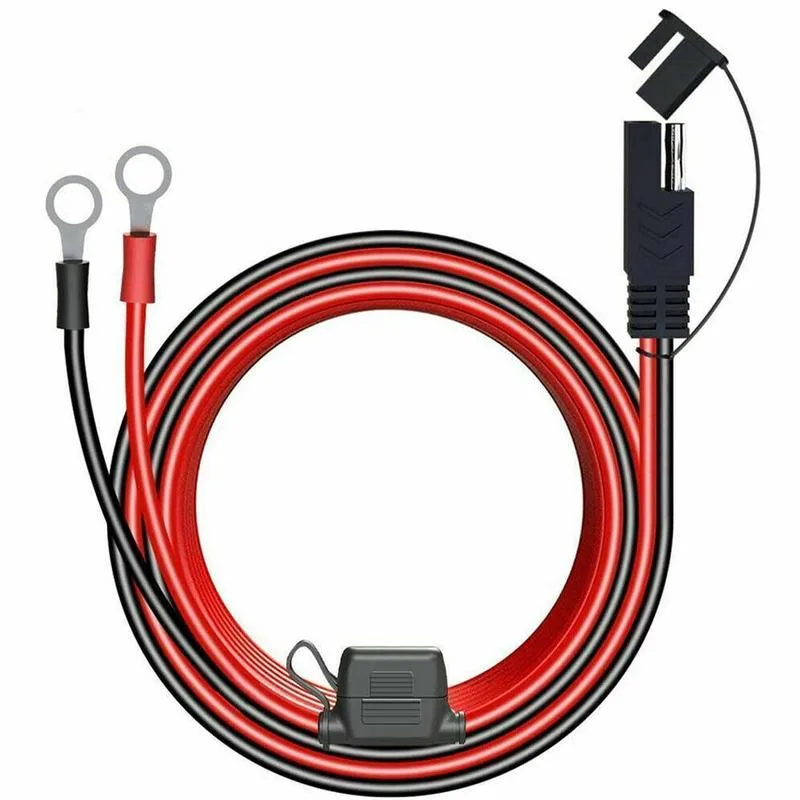 Outdoor Lighting Extension Cable - Double SAE Quick Release Cable Adapter