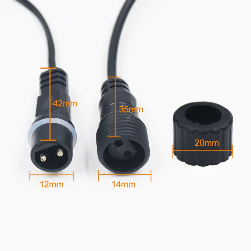 Outdoor Lighting Extension Cable - 3M Extension Cable for Solar Panel