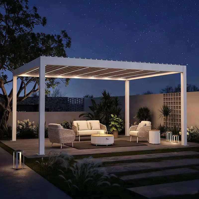 Outdoor Lighting For Garden - Outdoor Rust Proof Heavy Duty Pavilion
