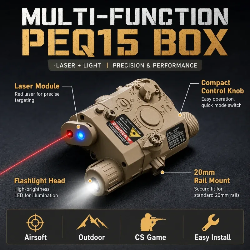 Outdoor Lighting Collections - Dual Color PEQ15 Adjustable Beam Light