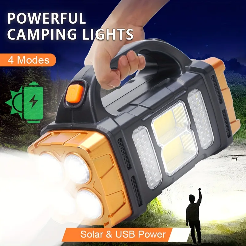 Outdoor Lighting Guide - New Upgrade Rechargeable High Power Solar