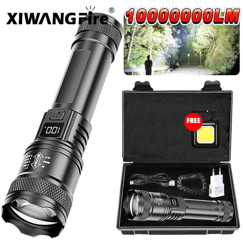 Outdoor Lighting Guide - Ultra Bright LED Flashlight 2000LM Type-C