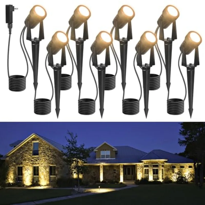 Outdoor Lighting Voltage - 85.3FT LED Outdoor Landscape Spot Light