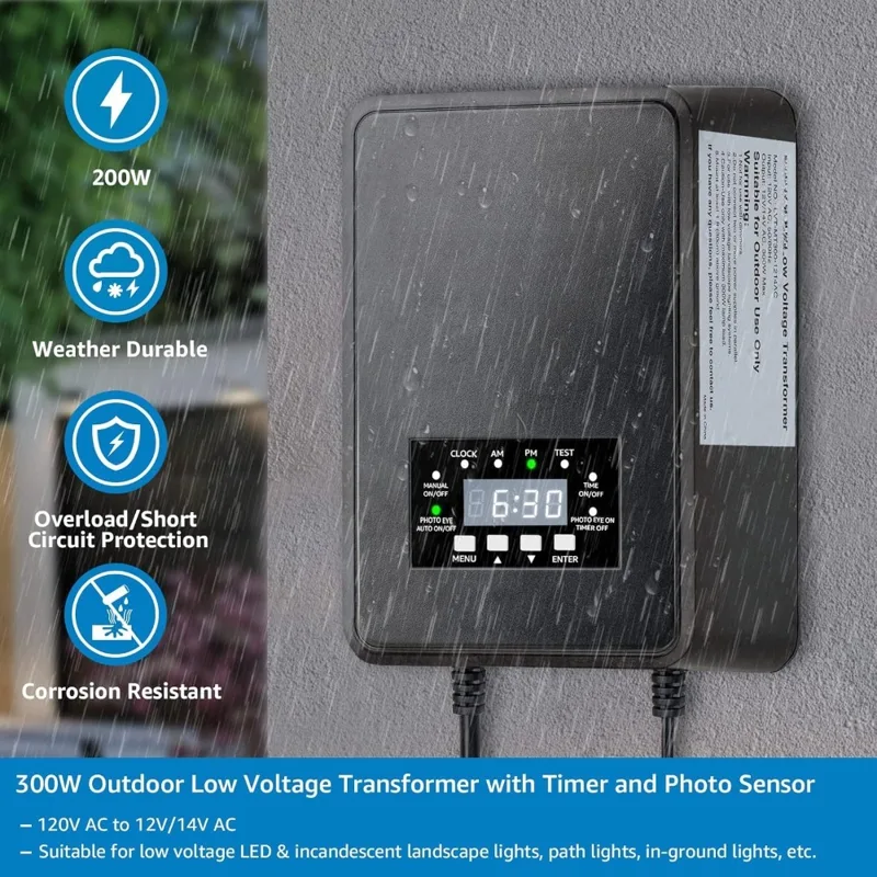 Outdoor Lighting Voltage - Outdoor Low Voltage Landscape Lighting Transformer