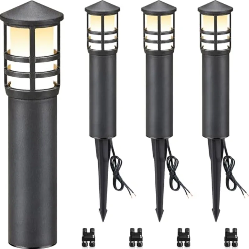 Outdoor Lighting Voltage - 4-Pack Low Voltage Pathway Lights 3W