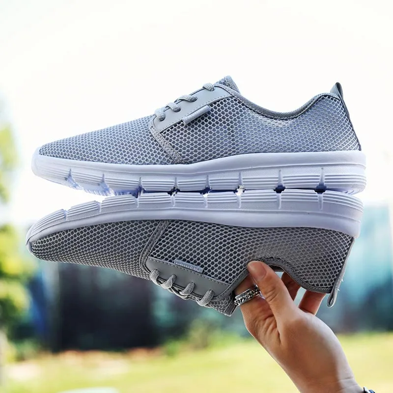 Outdoor Lighting Ideas For Front Of House - Big Size Summer Breathe Mens Sneakers