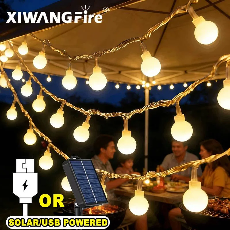 3-10M Solar/USB/Battery String - Outdoor Lighting For Garden recension och pris