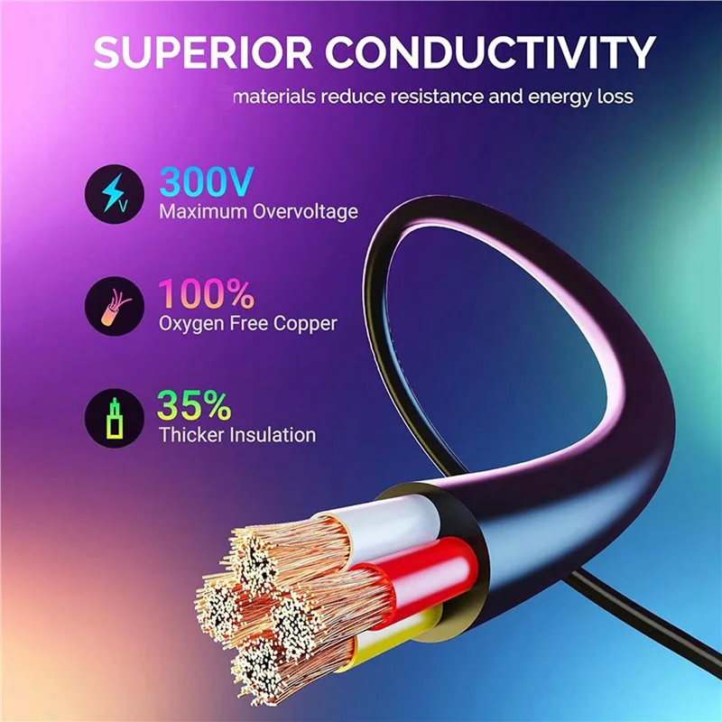 Exquisite-5Pcs 10FT Extension  - Outdoor Lighting Extension Cable recension och pris