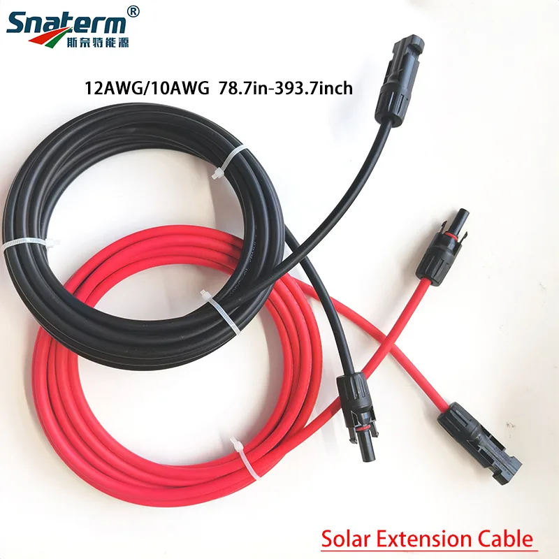 1 Pair Red and Black Double En - Outdoor Lighting Extension Cable recension och pris