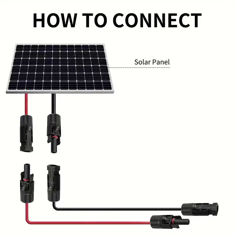 1 Pair Red and Black Double En - Outdoor Lighting Extension Cable recension och pris