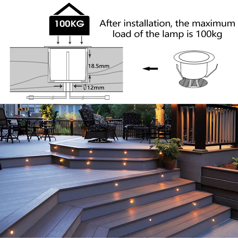 QACA LED Low Voltage Recessed  - Outdoor Lighting Voltage recension och pris