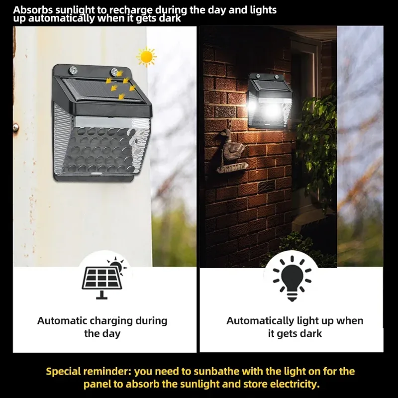 LED Solar Light PIR Motion Sen - Outdoor Lighting For Garden recension och pris