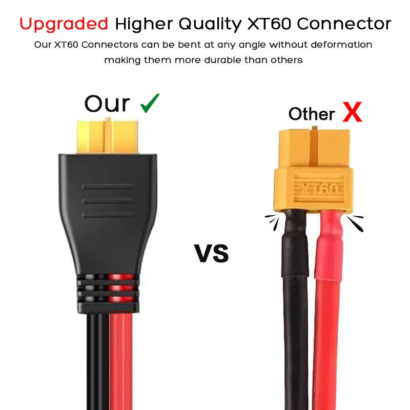 3m 1.5m 12AWG XT60 Female to S - Outdoor Lighting Extension Cable recension och pris
