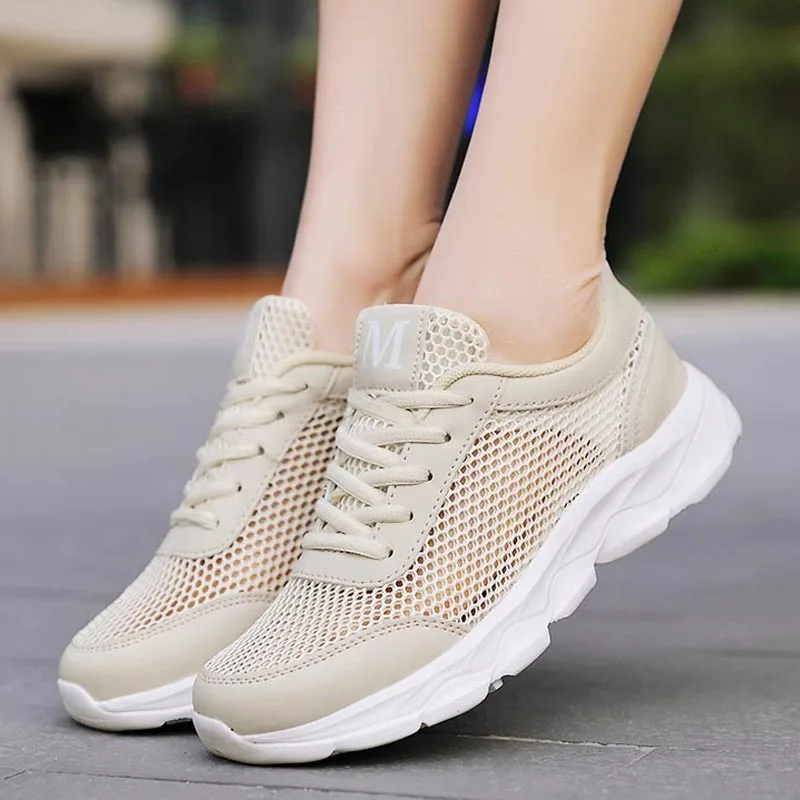 Summer Breathable Sneakers Wom - Outdoor Lighting Ideas For Front Of House recension och pris