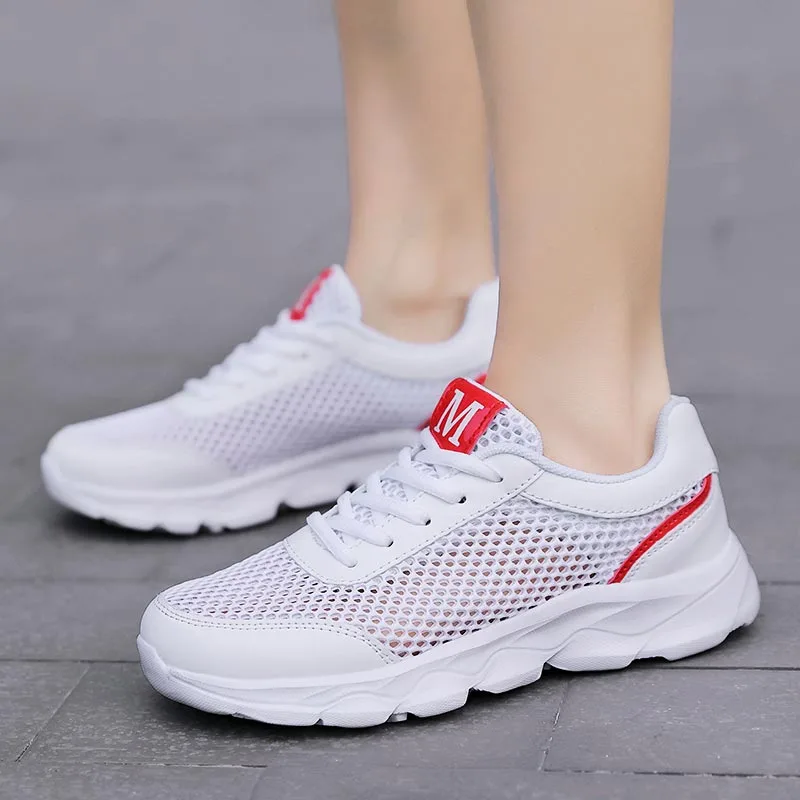 Summer Breathable Sneakers Wom - Outdoor Lighting Ideas For Front Of House recension och pris