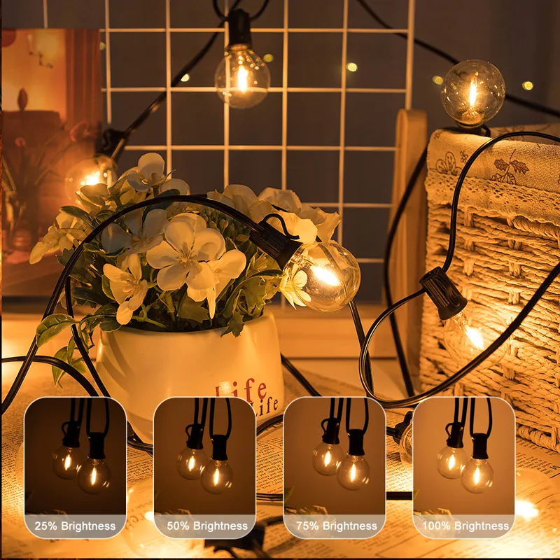 G40 LED Outdoor String Ball Li - Outdoor Lighting Strip recension och pris