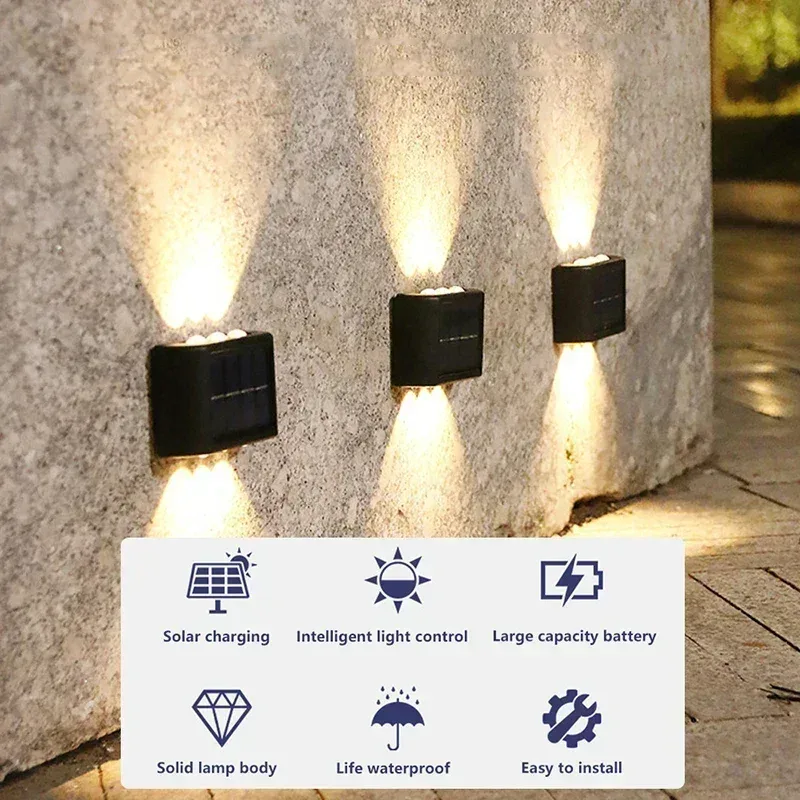 COB Solar Wall Lamp Outdoor Wa - Outdoor Lighting For Garden recension och pris
