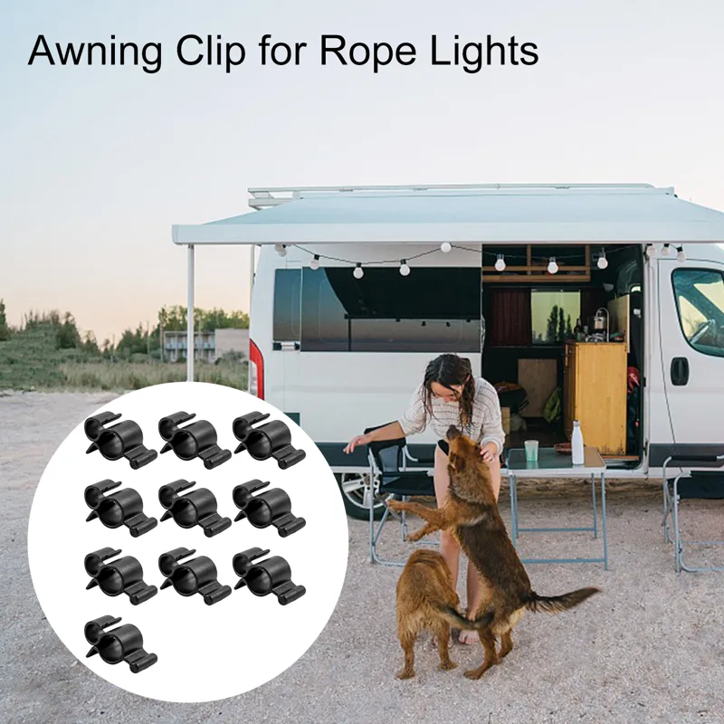 RV Awning Hooks 10Pcs Awning C - Outdoor Lighting Strip recension och pris