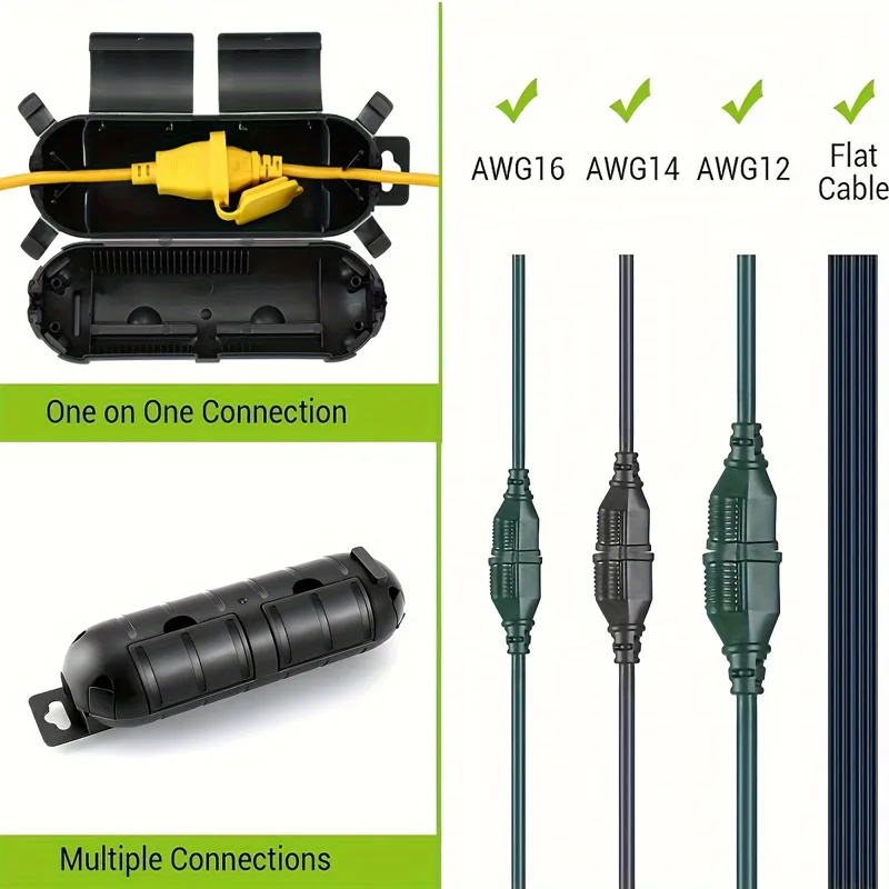 Extension Cord Plug Connection - Outdoor Lighting Extension Cable recension och pris