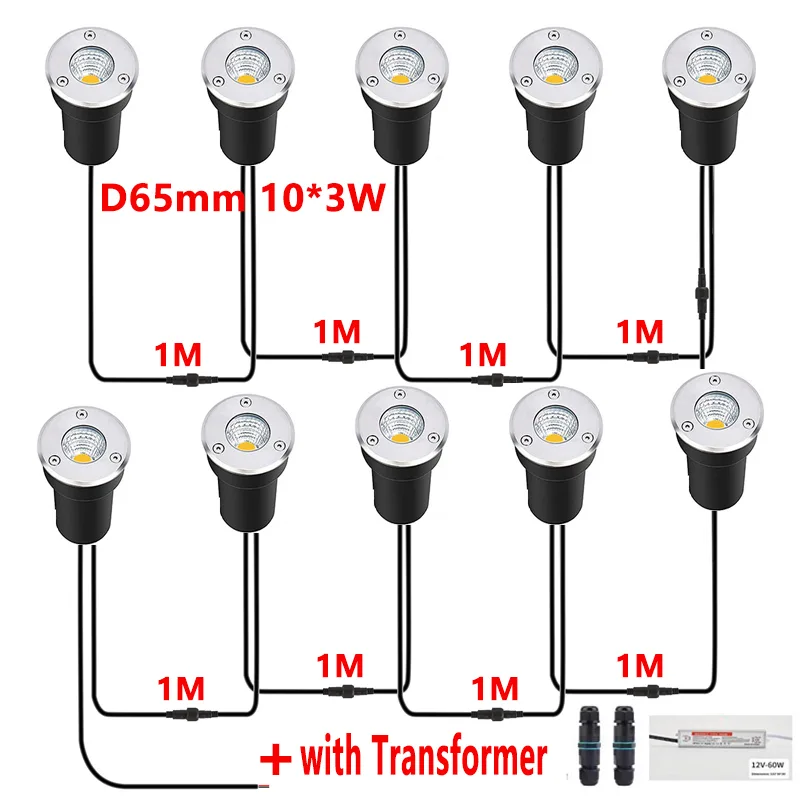 IP67 Waterproof LED Buried Lig - Outdoor Lighting Voltage recension och pris