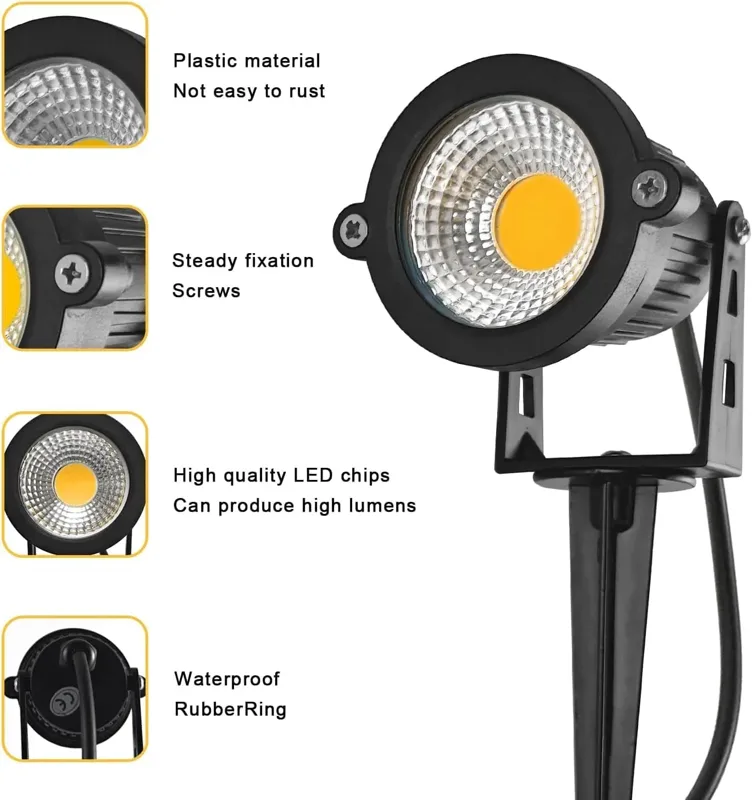 10 Pack LED Landscape Lights 3 - Outdoor Lighting Voltage recension och pris