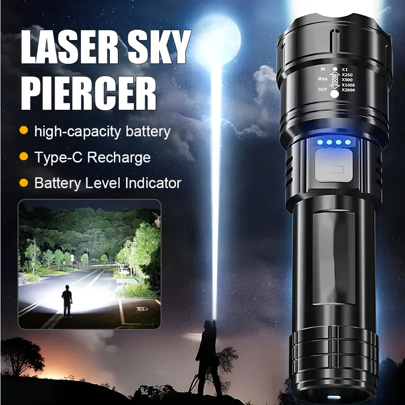 High Power P50 LED Flashlight  - Outdoor Lighting Guide recension och pris