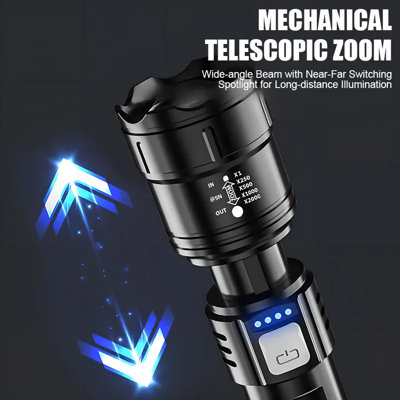 High Power P50 LED Flashlight  - Outdoor Lighting Guide recension och pris