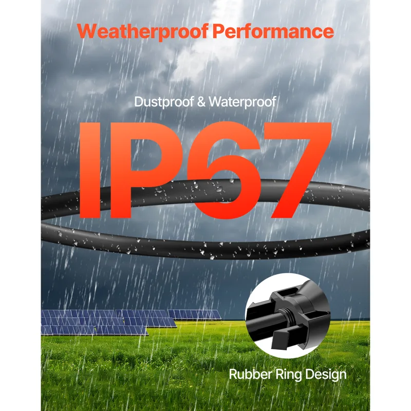 SucceBuy Solar Panel Extension - Outdoor Lighting Extension Cable recension och pris