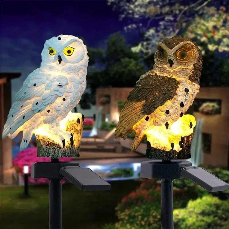 Solar Owl Statue Garden Light  - Outdoor Lighting Guide recension och pris