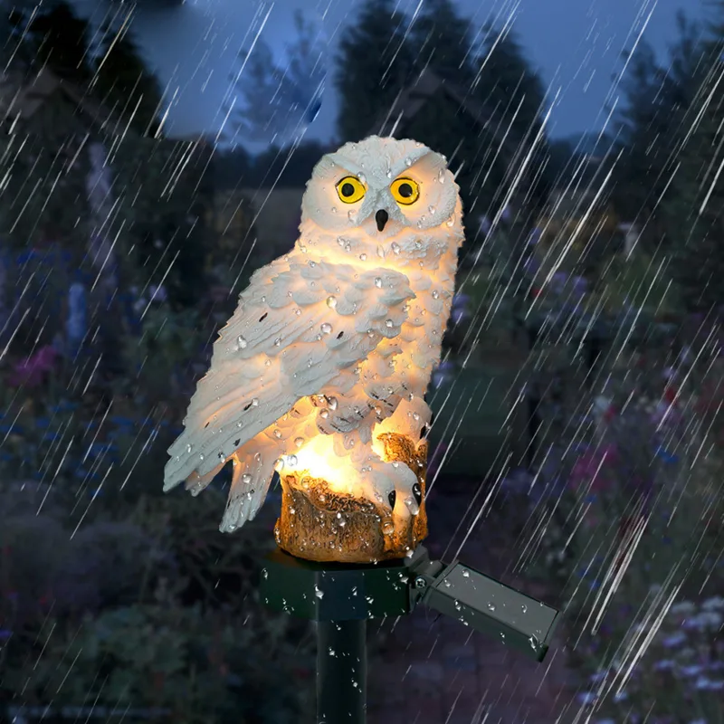 Solar Owl Statue Garden Light  - Outdoor Lighting Guide recension och pris
