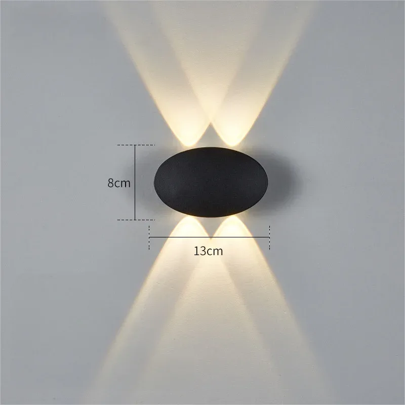 Modern Simple LED 4W Oval Outd - Outdoor Lighting Voltage recension och pris