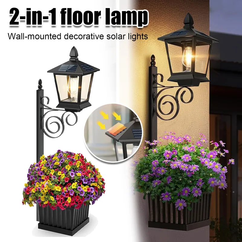 2-in-1 Solar Garden Planter La - Outdoor Lighting For Garden recension och pris