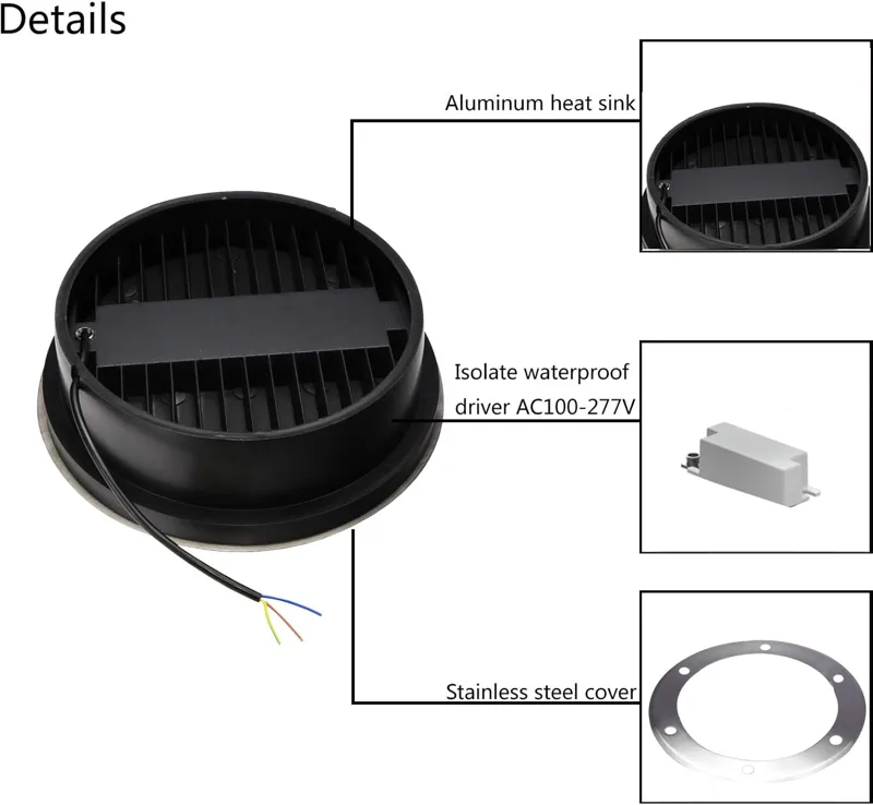 18W Outdoor Ground Lights,Diam - Outdoor Lighting Voltage recension och pris