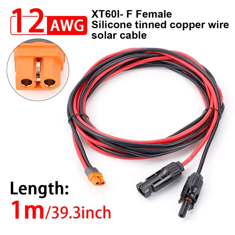 Solar Charge Cable XT60I- F Ad - Outdoor Lighting Extension Cable recension och pris