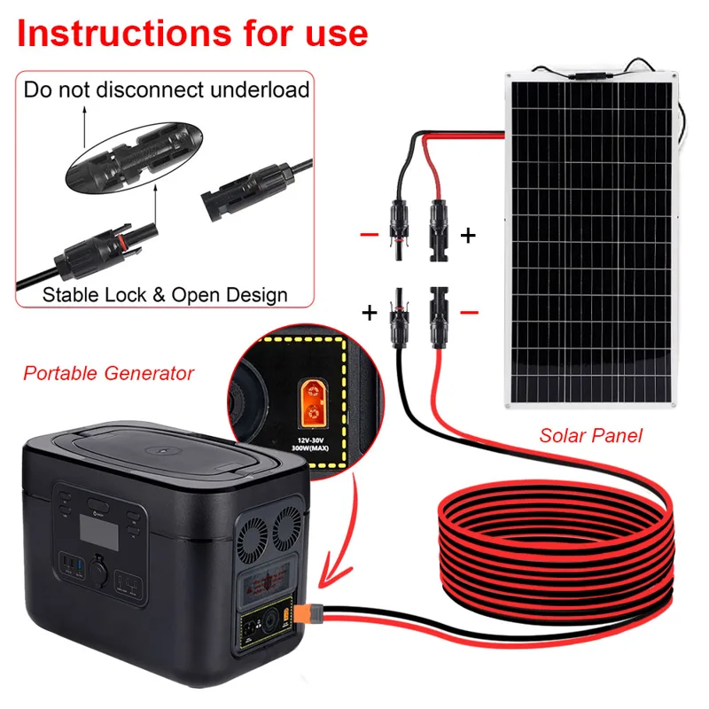 Solar Charge Cable XT60I- F Ad - Outdoor Lighting Extension Cable recension och pris