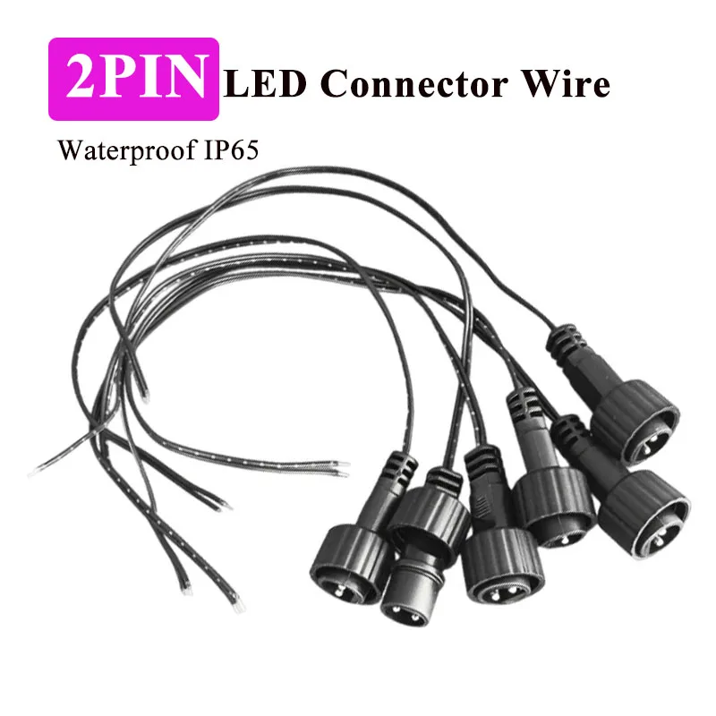 Outdoor 2Pin LED Connector wit - Outdoor Lighting Extension Cable recension och pris