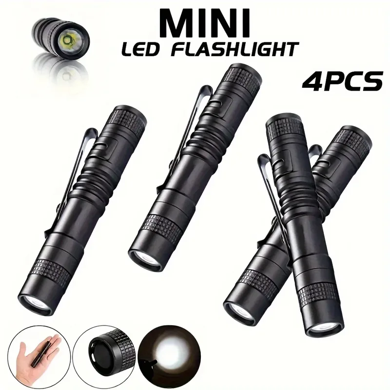 1-4PCS Mini Portable LED Pen L - Outdoor Lighting Guide recension och pris