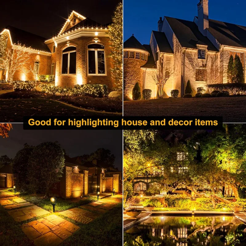 4/6/8LEDS 3000K Outdoor Spotli - Outdoor Lighting Voltage recension och pris