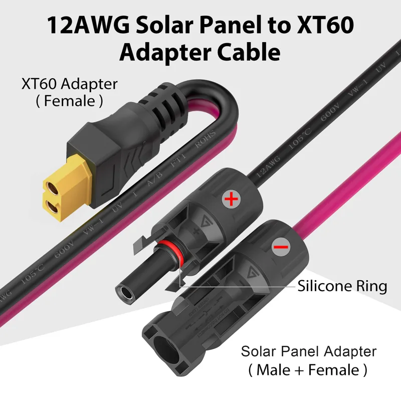 Solar to XT60 extension cable  - Outdoor Lighting Extension Cable recension och pris