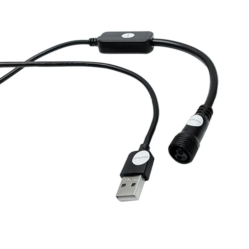 USB Male To 2 Pin Female Charg - Outdoor Lighting Extension Cable recension och pris