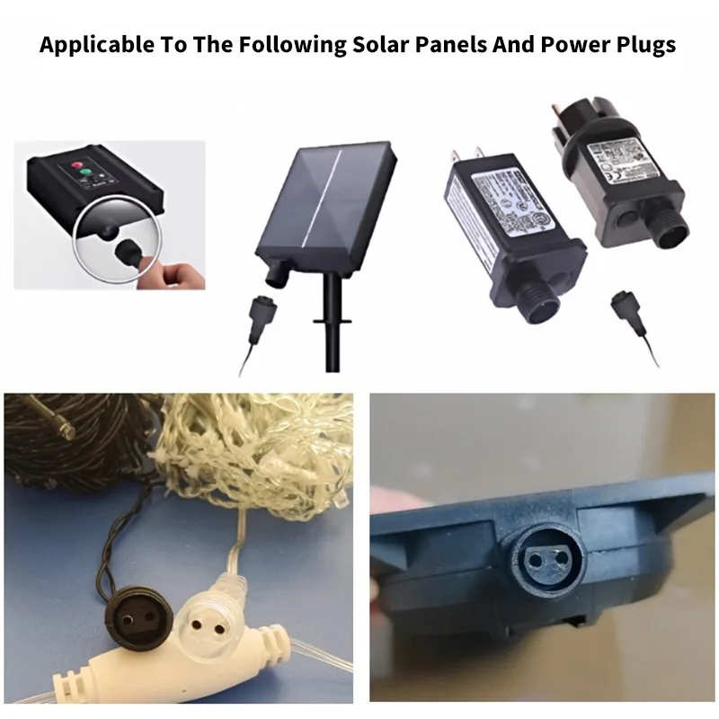 2Pin LED Connector with 25cm W - Outdoor Lighting Extension Cable recension och pris