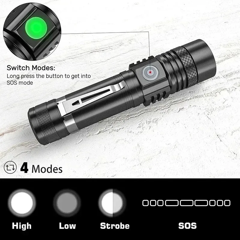 T6 LED Rechargeable Flashlight - Outdoor Lighting Guide recension och pris